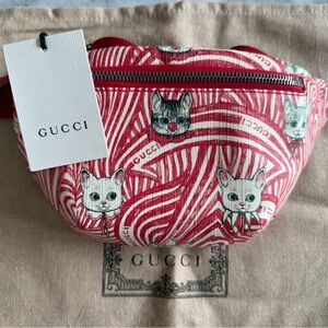 Gucci Yuko Higuchi Cat Children’s Belt Bag